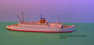 Seebäderschiff "Tannenberg" (1 St.) D 1939 Hansa S 211-1